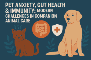 Pet Anxiety, Gut Health & Immunity: Modern Challenges in Companion Animal Care